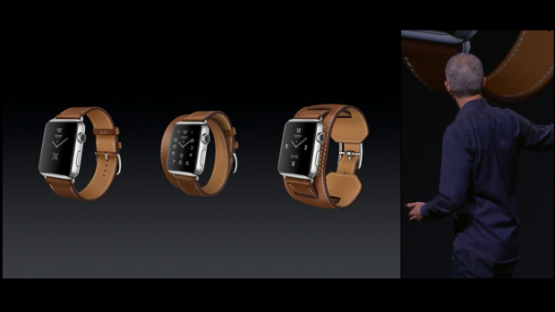 Apple macht auch Werbung f&uuml;r Apple-Watch-B&auml;nder von Drittherstellern. (Bild: Apple/Screenshot: Golem.de)